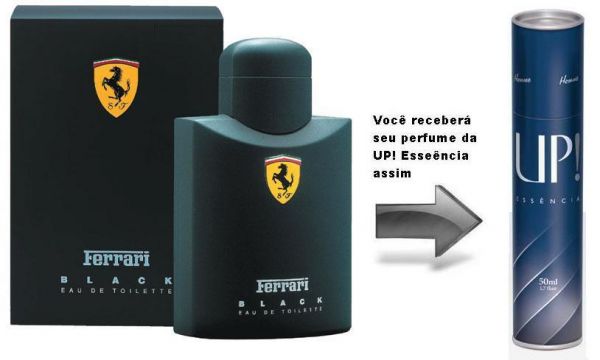 UP!11 Ferrari Black . (Sândalo/ Ambar)